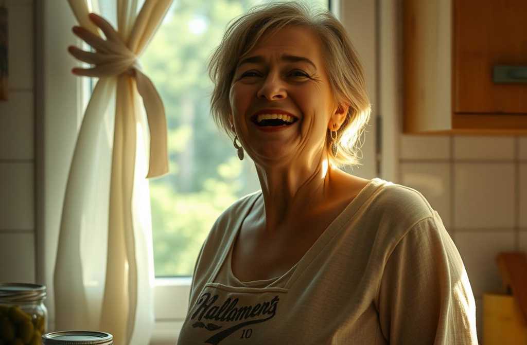 Kobieta wyczerpana po sześciu latach osamotnienia.