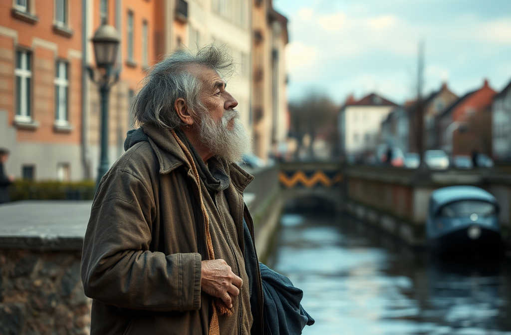 Bezdomny mężczyzna uratował tonącego chłopca z rzeki, ale zamiast wdzięczności matka dziecka zaczęła na niego krzyczeć! 😨😨