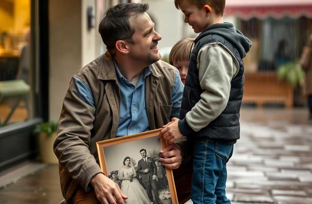 Bezdomny chłopiec zobaczył tajemnicę: zobaczył zdjęcie ślubne i szepnął „To jest moja mama” – odkrycie dekady, które zniszczyło świat milionera