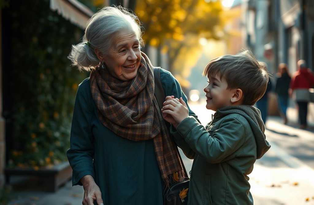 Twój sześcioletni wnuczek: nieznajoma zatrzymuje mnie na ulicy, ale mój syn zaprzecza