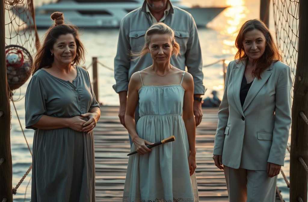 « Znalazłem dziewczynkę na molo po tajfunie – bez wspomnień, więc ją adoptowałem. Piętnaście lat później przypłynął statek z jej matką. »