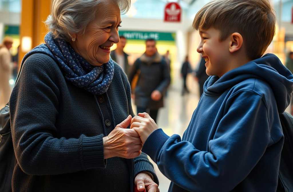 Wychowała dziecko sama, z własnej emerytury. Pewnego dnia zabrała go do centrum handlowego, a chłopiec powiedział jej coś ZASKAKUJĄCEGO.