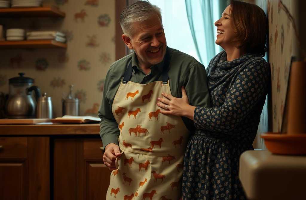 Ojej, kto to taki?!” – zdumiała się Lucyna, wchodząc do kuchni przyjaciółki.