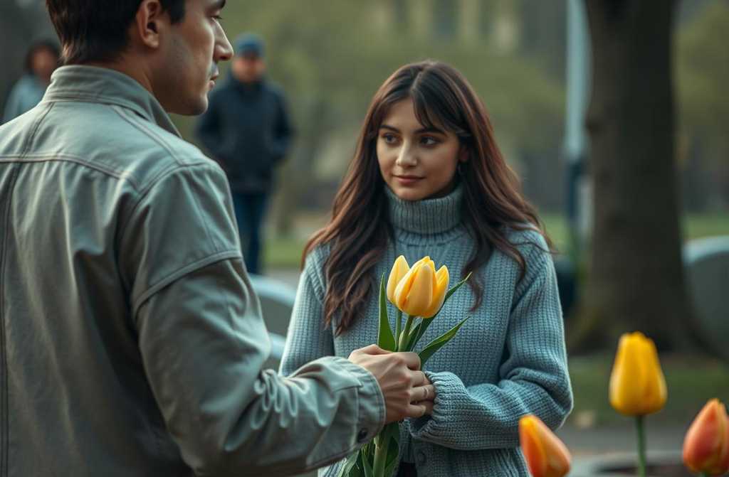 Taksówka zatrzymała się przed bramą cmentarza. Młody mężczyzna, który z niej wysiadł, podszedł do kobiety sprzedającej kwiaty: