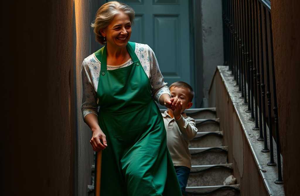 Maria czyściła schody starych kamienic, by zbudować lepszą przyszłość dla syna, którego wychowywała …