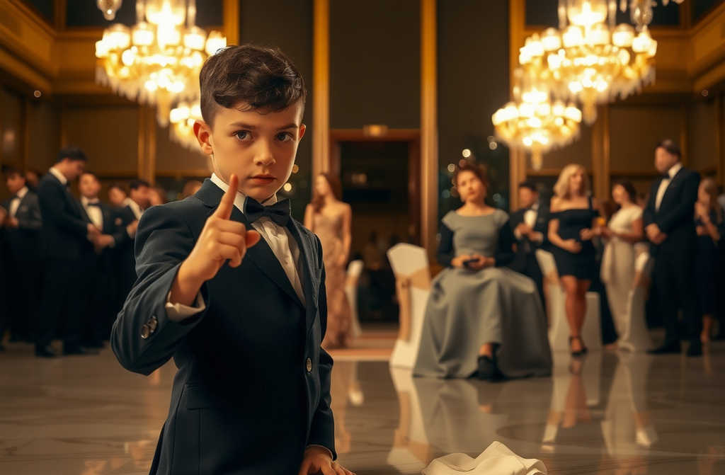 Tycoon Challenges His Son to Choose a Mother from a Parade of Models—He Picks the HousekeeperThe tycoon, stunned, realizes that love and loyalty outweigh beauty, and vows to respect his son’s heartfelt choice.